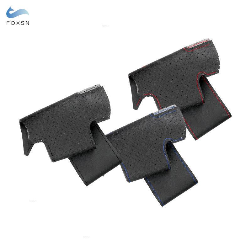 Автомобильные аксессуары, перфорированная кожа из микрофибры, внутренняя отделка рулевого колеса для Hyundai Elantra 7th Sonata