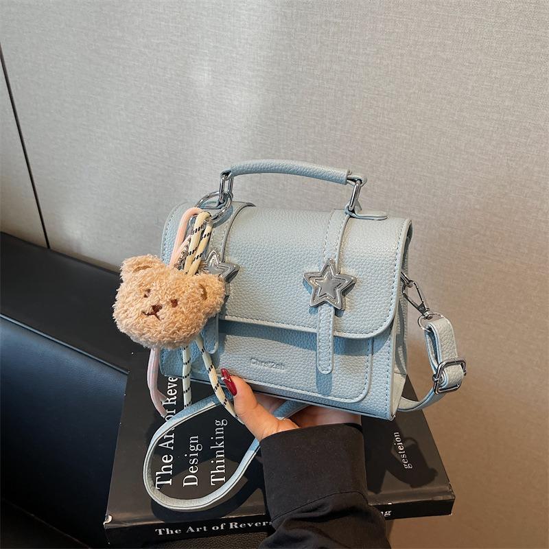 Нишевый дизайн новые модные женские сумки, универсальные сумки контрастных цветов, женские маленькие квадратные сумки для работы, сумки через плечо