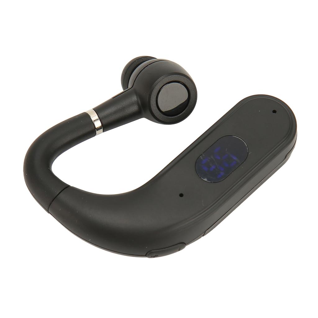 Bone Conduction Earpiece Waterproof Replaceable Battery Dual Batteries LED Digital Display Wireless