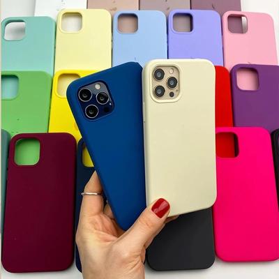 Чехол для iPhone 13Mini/14/15 Pro Max, силиконовый гелевый чехол, противоударный защитный чехол для iPhone12 12Mini 12 11 Pro Max X XR XS 7 8 Plus SE 2020