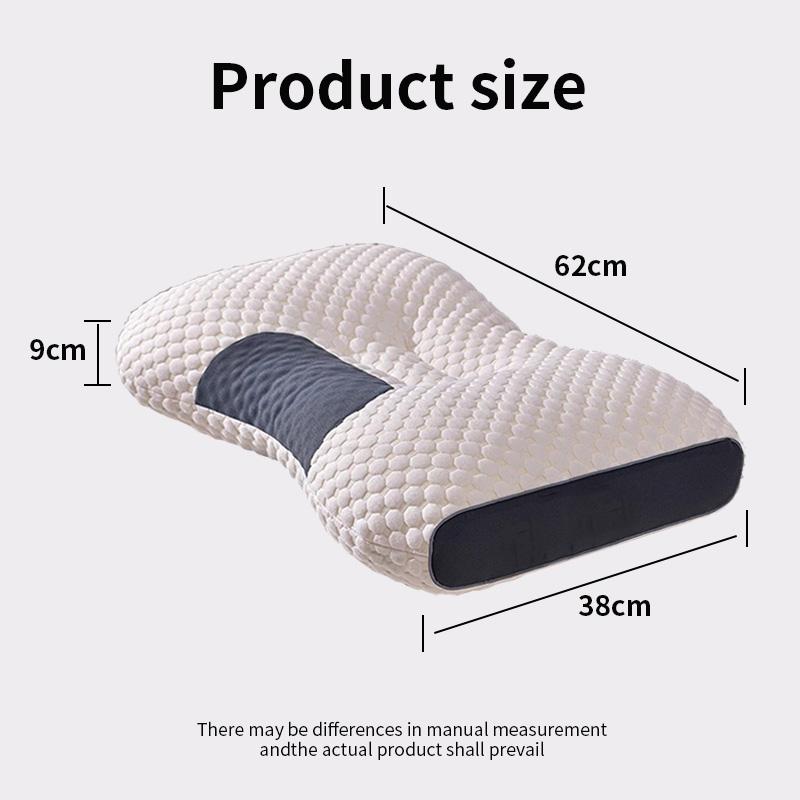 Neck Pillow Help Sleep and Protect The Neck Cervical Orthopedic Household Soybean Fiber SPA Massage Pillow for Sleeping