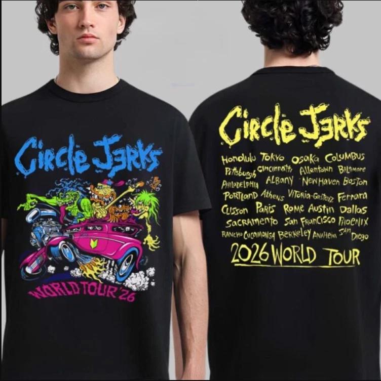 Circle Jerks 2026 World Tour Hot Rod Graphic T-shirt