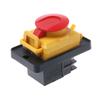 4 Pin Button Control KJD12 12A 250V Plastic Magnetic Button Control 4-Pin Start Stop No Voltage Release Push Button
