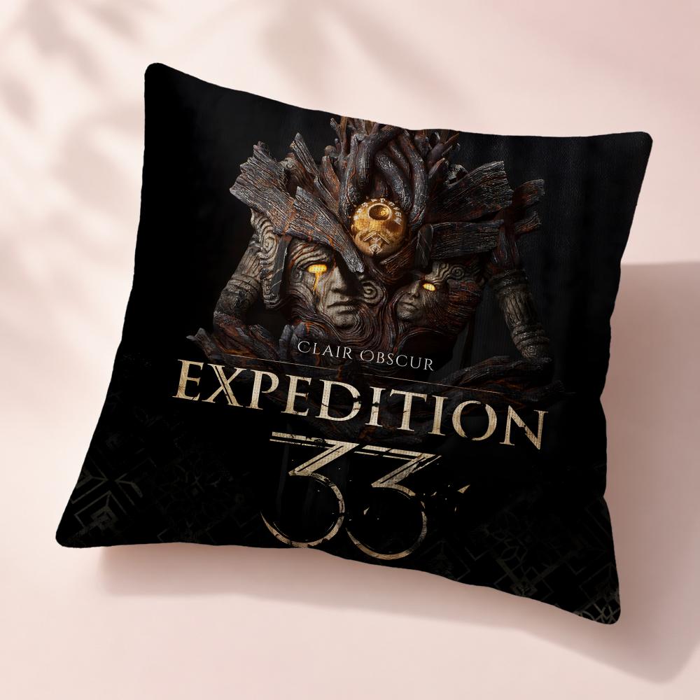 Game Clair Obscur Expedition Cushion Cover Premium Reversible Pillow Cover in Dual Comfort Decor for Home Car