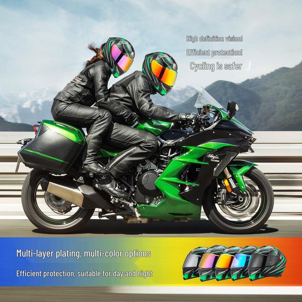 Universal Motorcycle Helmet Visor for Day & Night Use