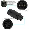 EV Charging Connector Type 1 to Type 2 IP54 Protection EV Charging Adapter 16A/32A AC for Electric Car Universal