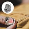 Open Nail Thimble for Hand Sewing Quilting Vintage Metal Thimble Wraparound