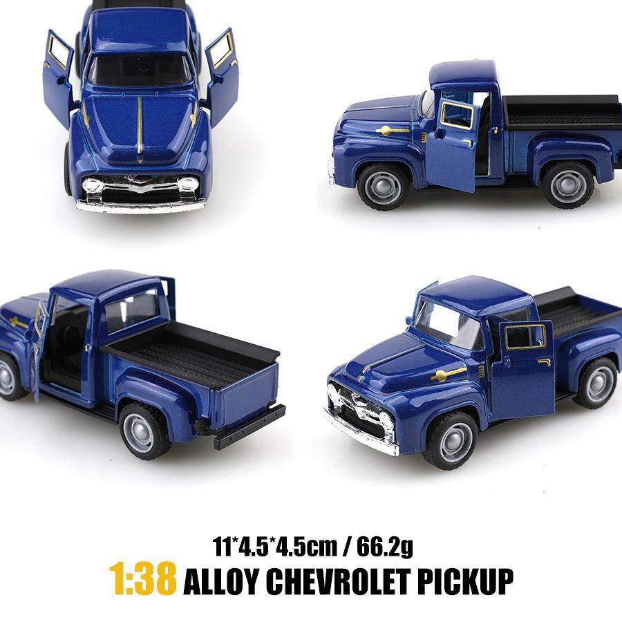 1:38 Scale Classic Pickup Truck Model Car Alloy Toy Car for Kids