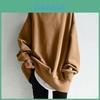 Casual Womens Sweatshirt With Color Block Patching For Winter Office Wear