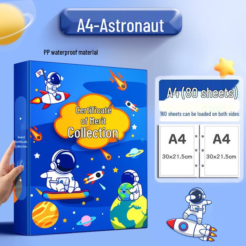 Детская А3 папка-портфолио для работ: Альбом для рисования и поделок для детей