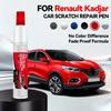 Для Renault Kadjar Автомобильный ремонтный маркер для краски Подкраска Удаление царапин Сделай сам Автоаксессуары Белый QYA Синий RPR Черный GNE Коричневый Красный NNP
