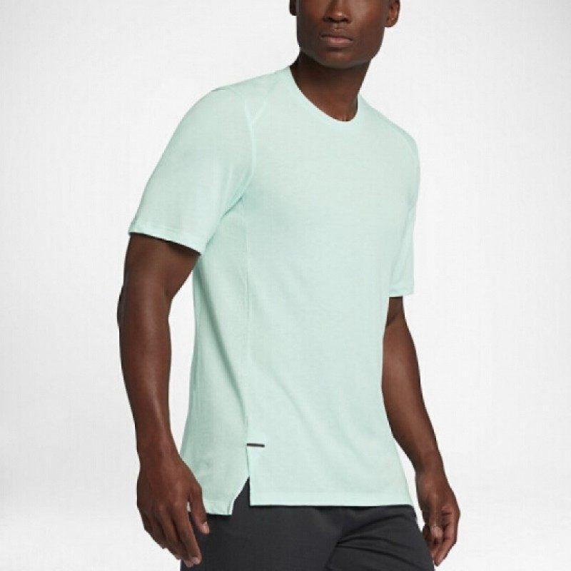 Nike Футболки Мужские Зеленые С Круглым Вырезом Средней Посадки 895207-357