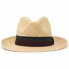 GALLIANO SORBATTI Сложенная соломенная шляпа, размер 57 см, натуральная шляпа, шляпа, рафия, Италия, весна/лето, (фактический приблизительно. 56см),