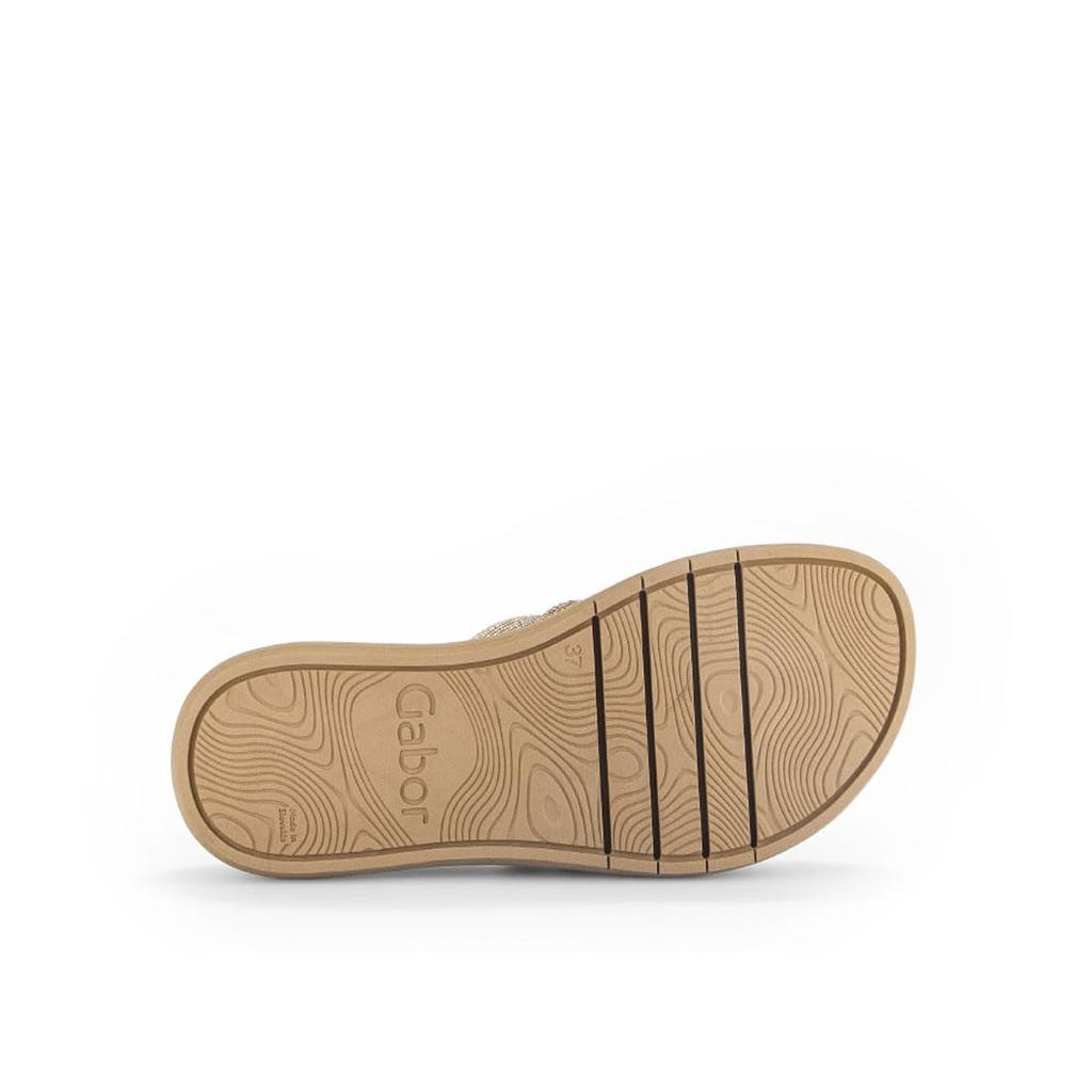 Slide Sandals Bijou Flat Mule Cm [Gabor] Women's 24.5