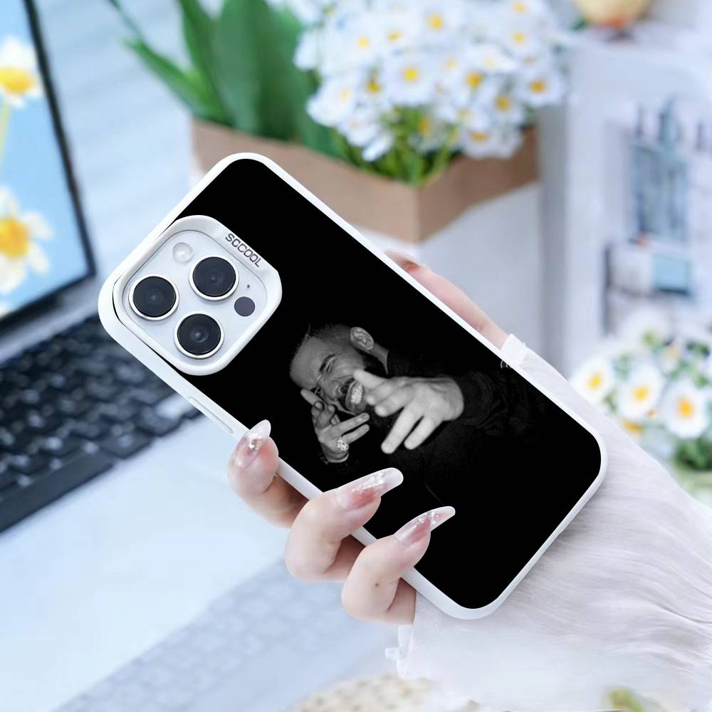 Чехол для телефона с изображением певца-рэпера D-Drake для iPhone 16 17 15 14 12 13 Pro Max, белый цвет, противоударный чехол
