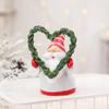 Resin Christmas Gnome Ornament Cute Santa Claus Statue  Holiday Festive Decor