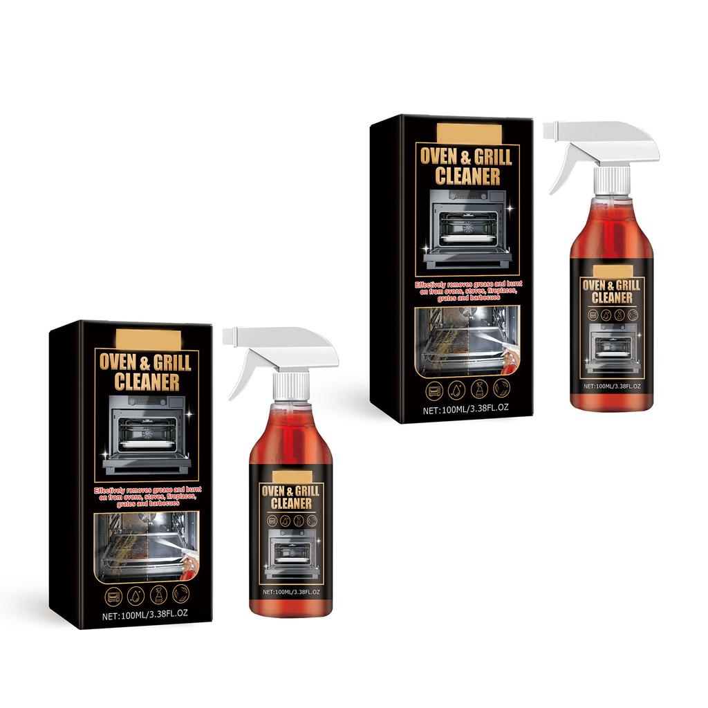 100 мл очиститель для кухонной духовки и гриля, средство для удаления кухонного жира, бытовой спрей для чистки кухонного жира, средство для удаления пятен ржавчины и обезжириватель