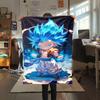 1PC Vegito Print Flannel Blanket, High quality All Seasons, Home Decor, Warmth and Comfort, Perfect for Christmas Gifts