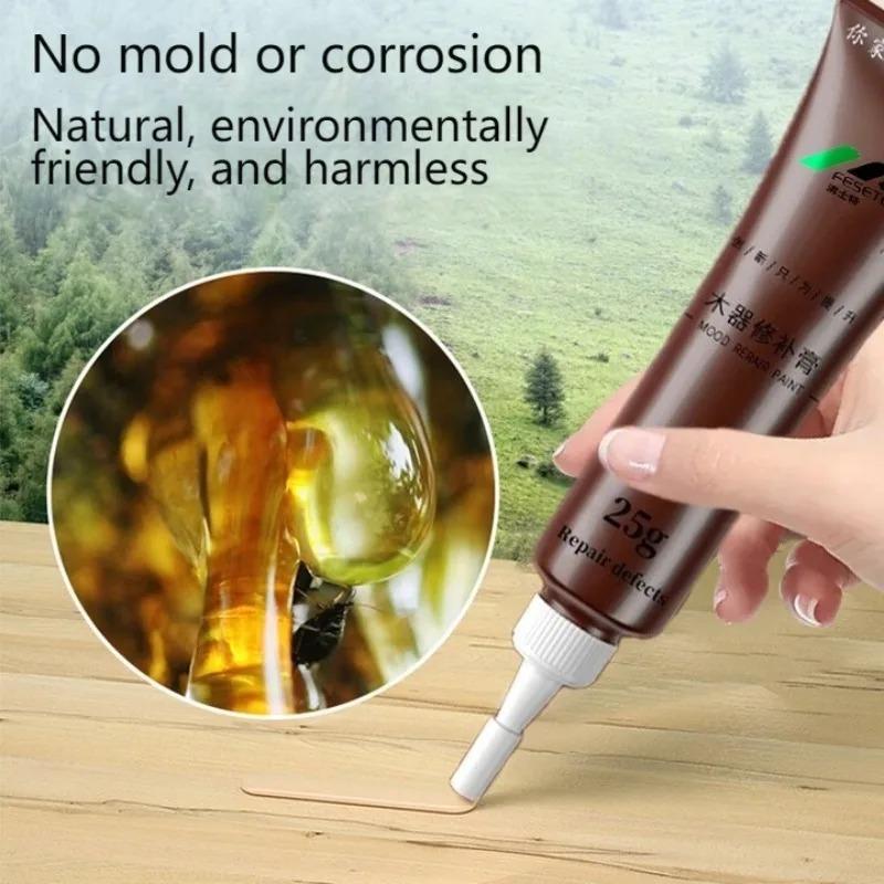 25g Furniture Repair Paste Wood Floor Repair Paste for Scratches and Holes Wood Floor Repair Paint Pen for Home Used for Repair