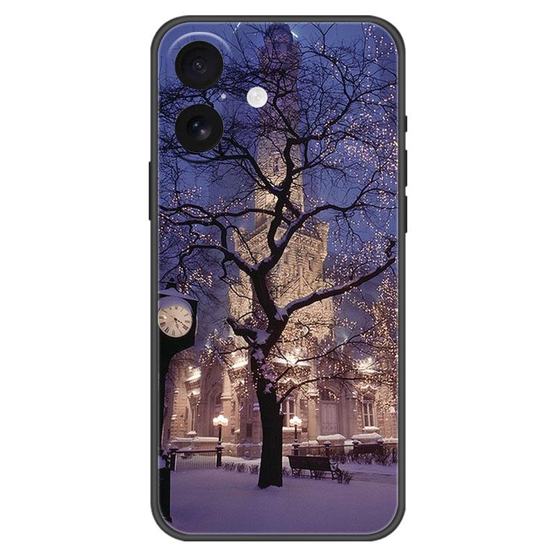 Для IPhone 17 Pro Max 17Air Чехол Рождественский Расписной Funda Мягкий ТПУ Силиконовый Чехол для Телефона Для IPhone Air 17 17Pro 17ProMax Чехол Etui