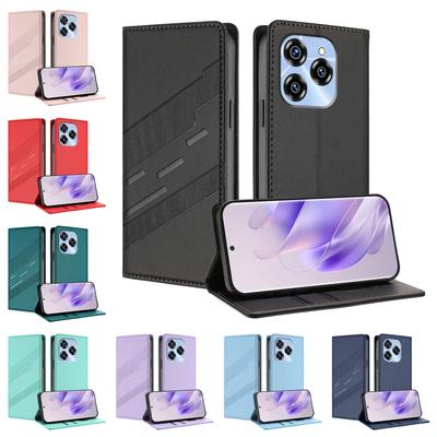 Магнитный роскошный кожаный кошелек-книжка для Oukitel C50 C51 C53 WP50 WP52 5G Чехол для телефона Противоударный Слоты для карт | Классический дизайн