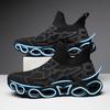 Горячая Распродажа Модные Кроссовки с Лезвиями для Бега Мужские Синие Повседневные Спортивные Кроссовки Мужские Легкие Дышащие Мужские Кроссовки-Носки Размер 46
