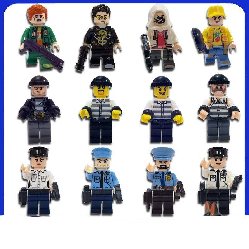 Тюремная камера Маленькая черная комната Дом Заключенный Плохой парень Пазл Сборка Строительные блоки