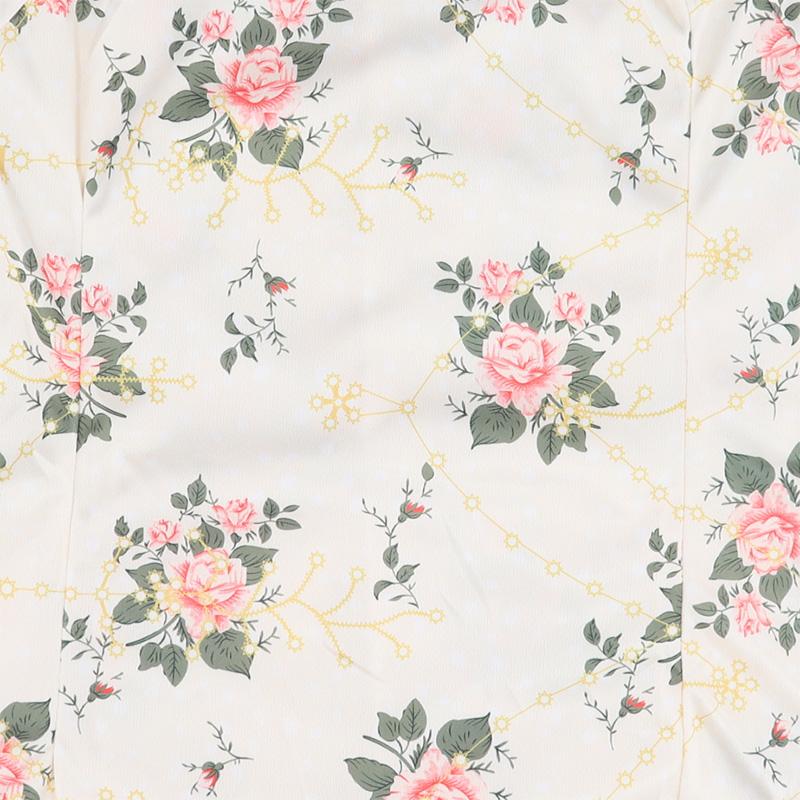 1 шт. кружевное мягкое цветочное принт летнее длинное платье модное полиэстеровое сказочное платье женское квадратный воротник тонкий высокий разрез рукав-фонарик