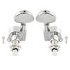 Wilkinson WJN03 E-Z-LOK L3+R3 Guitar Tuners for Electric and Acoustic Guitars, Chrome