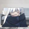 Warm Cozy Blanket Picnic Gojo Satoru Bedding Throws Novelty  Bedspread For Couch Bed