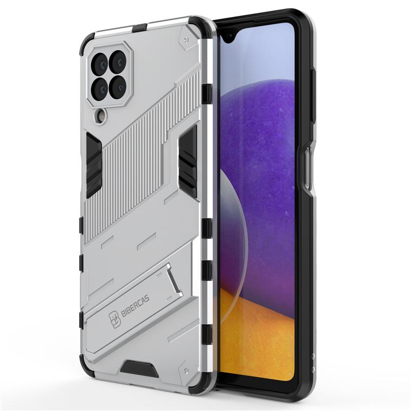 Чехол для Samsung Galaxy M22 Чехол для Samsung M22 Capas Противоударный Kickstander Stander Полный держатель Чехол для Samsung M22 Fundas