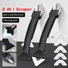 5 IN 1 Silicone Sealant Smooth Scraper Kit Glue Caulk Remover Knife Set Floor Mould Removal Beauty Sewing Tool Set