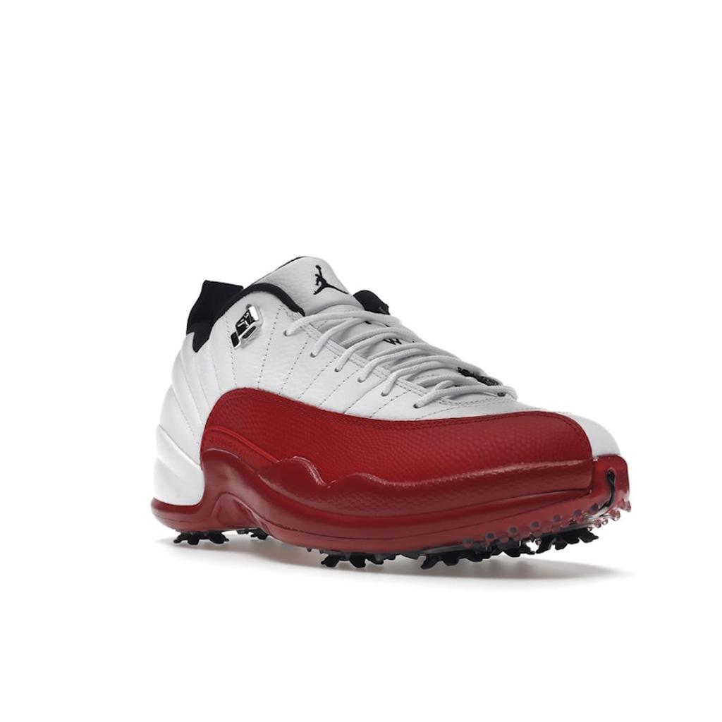 Кроссовки унисекс Air Jordan 12 Low Golf Cherry Белый/Металлик-серебристый/Красный DH4120-161