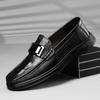 Fashion Fashion Male Genuine Leather Walking Shoes New Classic Men's Flats Business Men's Dress Shoes All-match Casual Loafers for Men