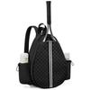 Polyester Tennis Crossbody Bag Zipper Closure Badminton Racquet Bag Tennis Bag  Outdoor Sports