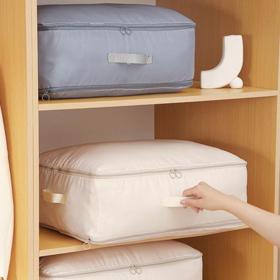 Сумка для хранения одеял, самокомпрессионный органайзер с усиленной ручкой, застежка-молния, водонепроницаемая упаковочная сумка для хранения