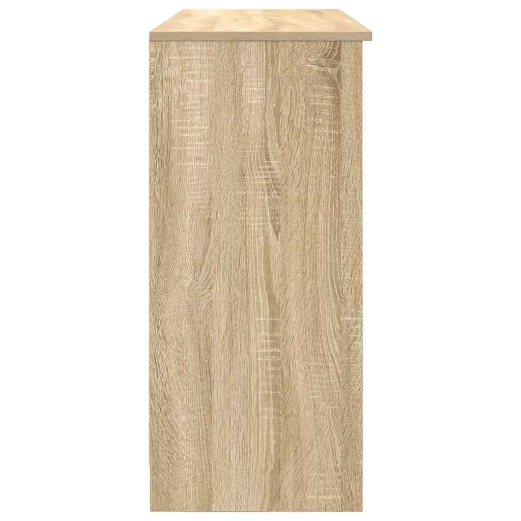 Sideboard with Drawer Sonoma Oak 101 x 35 x 76 cm Engineered Wood