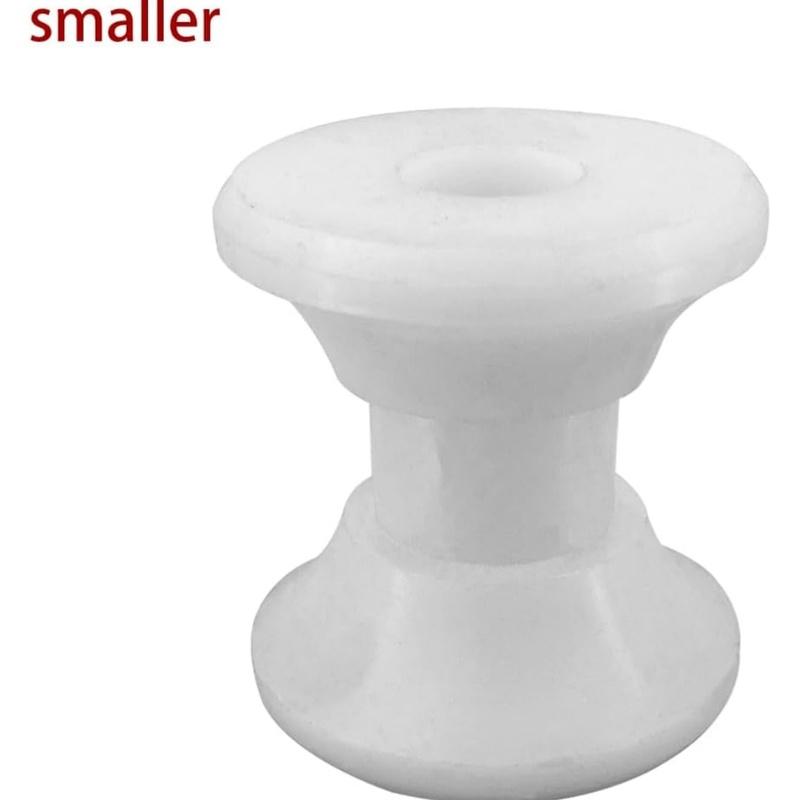 ISURE MARINE 18mm Water White Bow Anchor Roller Replacement Wheels Bow Roller Plastic Pulley for Marines Boats Yachts