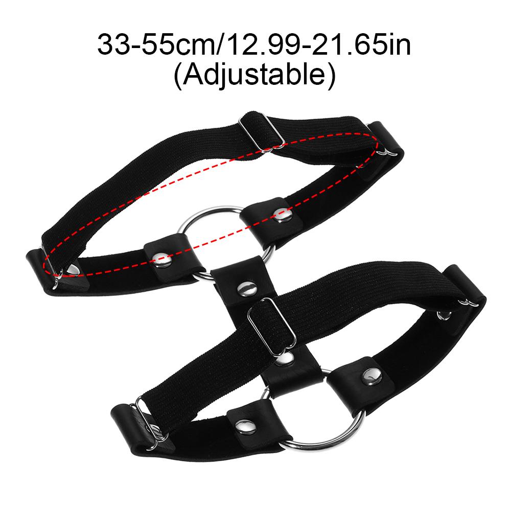 2 ряда Ночная одежда Панк Набедренная портупея Подвязка Готическое кольцо на бедро Подвязки