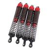 4PCS Oil Pressure Shock Absorbers Aluminum Alloy Model Vehicle Shock Damper Kit for 1 10 Scale RC Car 120mm Red