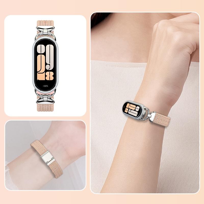 Nylon Strap for Xiaomi Mi Band 10/9/8 High Quality Breathable Sports Wristband Accessories for Mi Band 10 NFC Replace Watchband