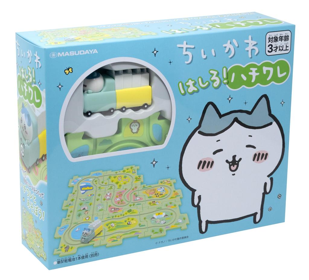 Masudaya Corporation Panel World Chiikawa Бегущий Хачивар Игрушка для детей от 3 лет, Б/У, 480-1715