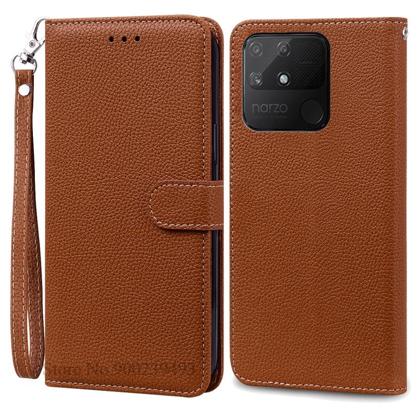 Narzo 50A чехол для Realme Narzo 50A чехол-кошелек кожаный флип-чехол для Realme Narzo 50A чехол телефонная книга чехол Coque Fundas