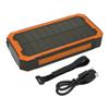 Solar Charger 36800mAh Solar Power Bank Portable Charger with 36LEDs for Climbing Orange