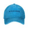 Кепка Williamsd Racing Team Мужская Женская Потертая Стиранная Snapback Кепка Мотоспорт На Открытом Воздухе Летняя Регулируемая Кепка