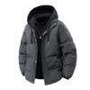Men Parkas Thick Warm Winter Jacket Hooded Quilted Jacket Loose Fashion Casual Cotton-Padded Puffer Coat Autumn Winter Outwear