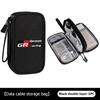 For S5 Data Cable Storage Bag Travel Portable Digital Accessories Organizer Bag Camry Highlander C-HR Hilux Vios Rav4 Prius JH5