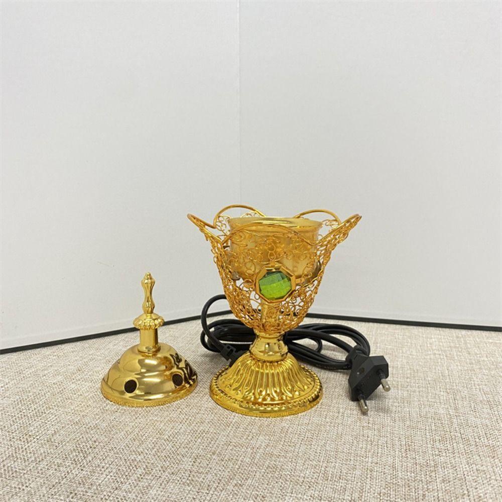 Европейская вилка Ближневосточная печь для благовоний Арабская электрическая печь для благовоний Таинственная атмосфера