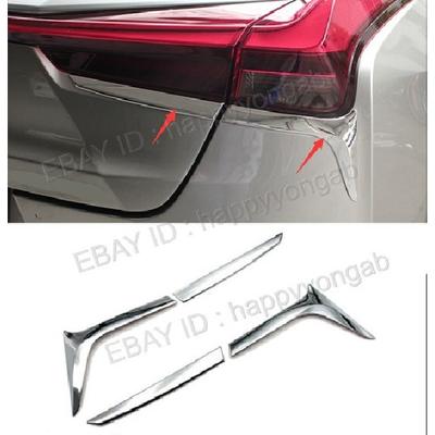 4x Накладка на задний фонарь (ресничка) Хромированная Для -2024 Lexus UX 200 250h