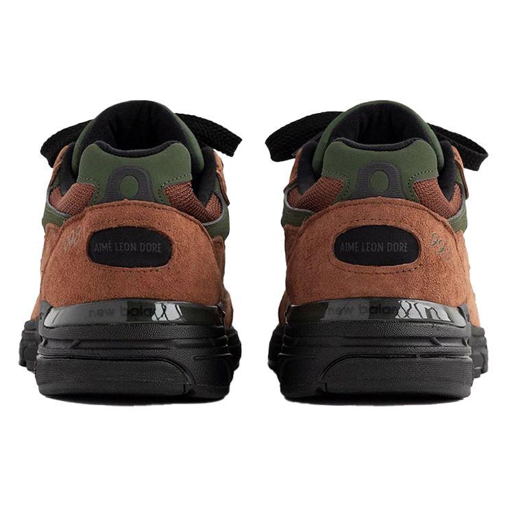 Aimé Leon Dore x New Balance 993 Сделано в США Говядина и брокколи Унисекс Кроссовки Коричневый MR993ALD
